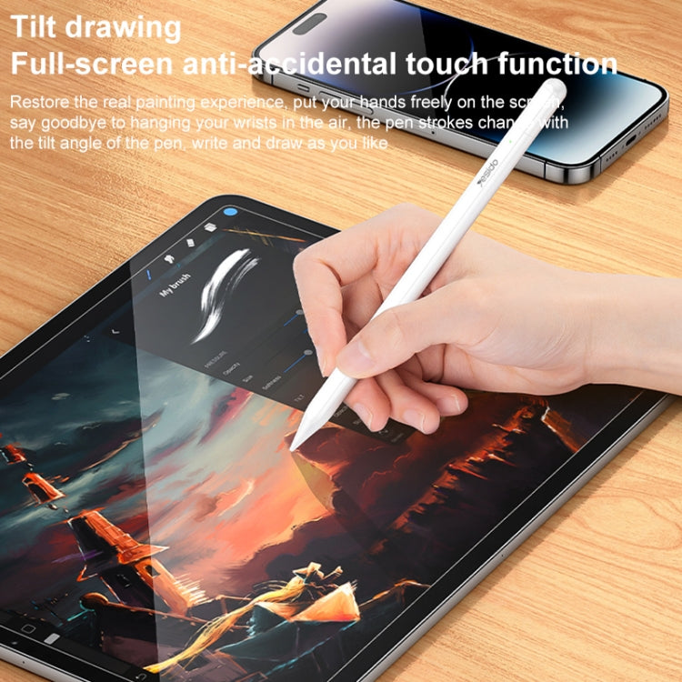 For iPad Yesido ST16 Anti-mistouch Capacitive Stylus - White