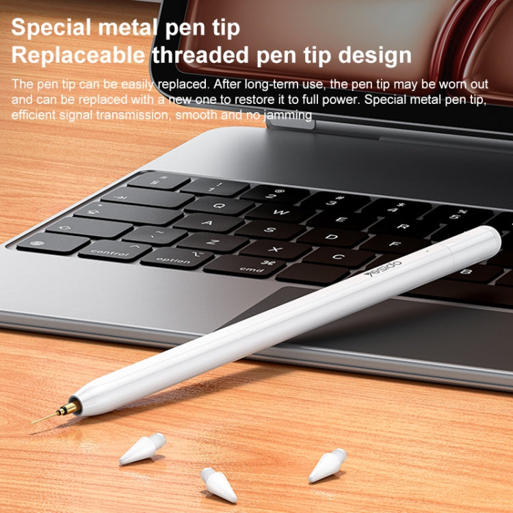 For iPad Yesido ST16 Anti-mistouch Capacitive Stylus - White