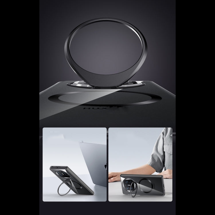 For Huawei Mate X5 Integrated MagSafe Metal Lens Holder PC Electroplating Phone Case