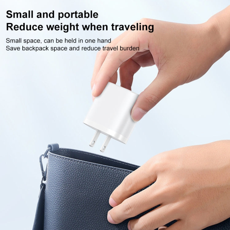 Yesido YC11U 20W PD USB-C / Type-C Fast Charging Charger, Specification:US Plug - White