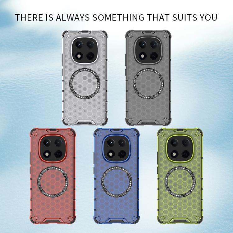 For Redmi Note 15 Pro+ 5G Global 163.3mm Honeycomb Magnetic Ring Shockproof Phone Case