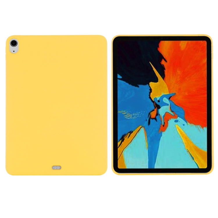 For iPad Air 13 2026 / 2025 / 2024 Pure Color Liquid Silicone Shockproof Tablet Case