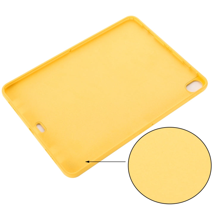 For iPad Air 13 2026 / 2025 / 2024 Pure Color Liquid Silicone Shockproof Tablet Case