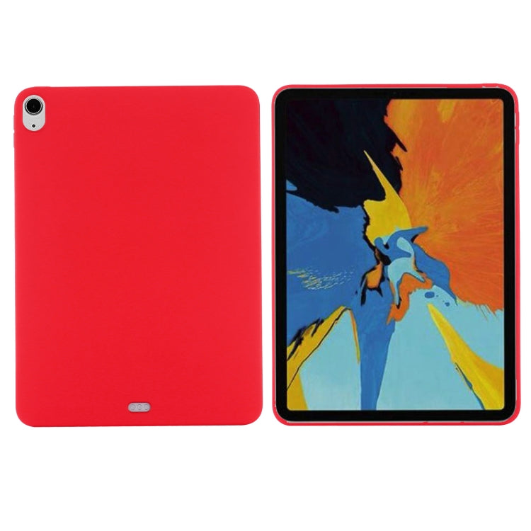 For iPad Air 13 2026 / 2025 / 2024 Pure Color Liquid Silicone Shockproof Tablet Case