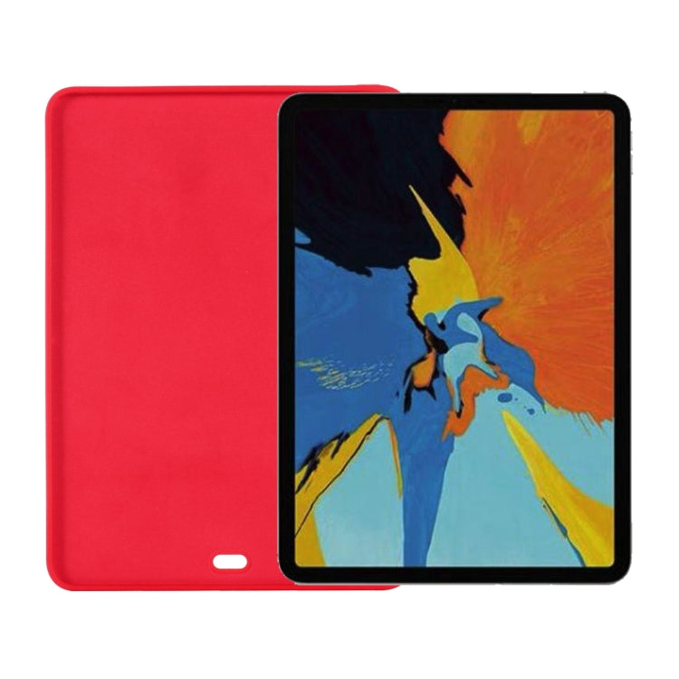 For iPad Air 13 2026 / 2025 / 2024 Pure Color Liquid Silicone Shockproof Tablet Case