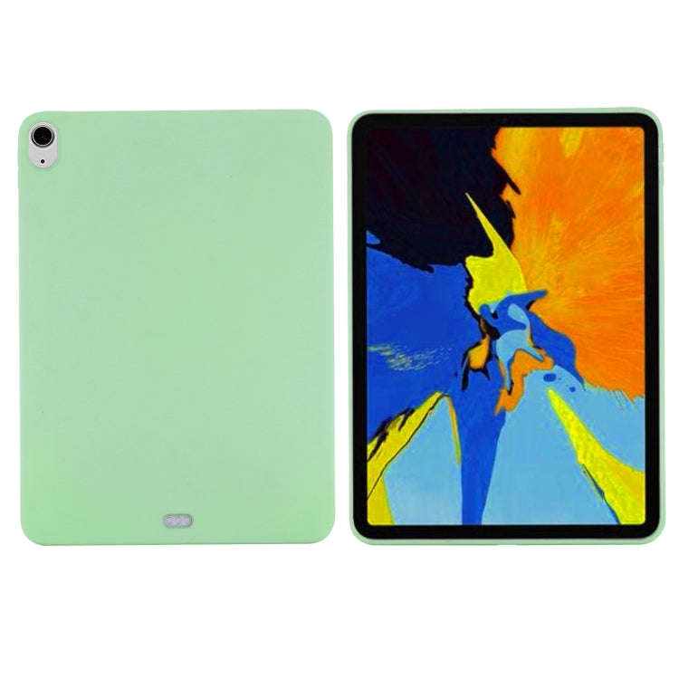 For iPad Air 13 2026 / 2025 / 2024 Pure Color Liquid Silicone Shockproof Tablet Case