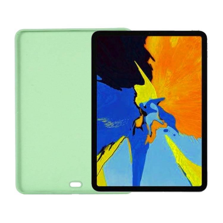For iPad Air 13 2026 / 2025 / 2024 Pure Color Liquid Silicone Shockproof Tablet Case