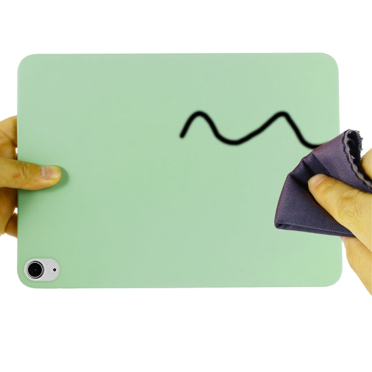 For iPad Air 13 2026 / 2025 / 2024 Pure Color Liquid Silicone Shockproof Tablet Case