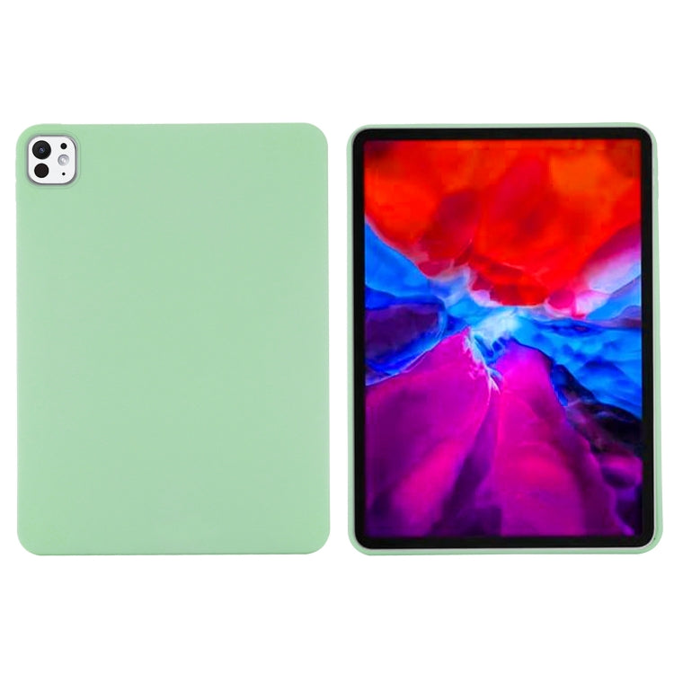 For iPad Pro 13 2025 / 2024 Pure Color Liquid Silicone Shockproof Tablet Case