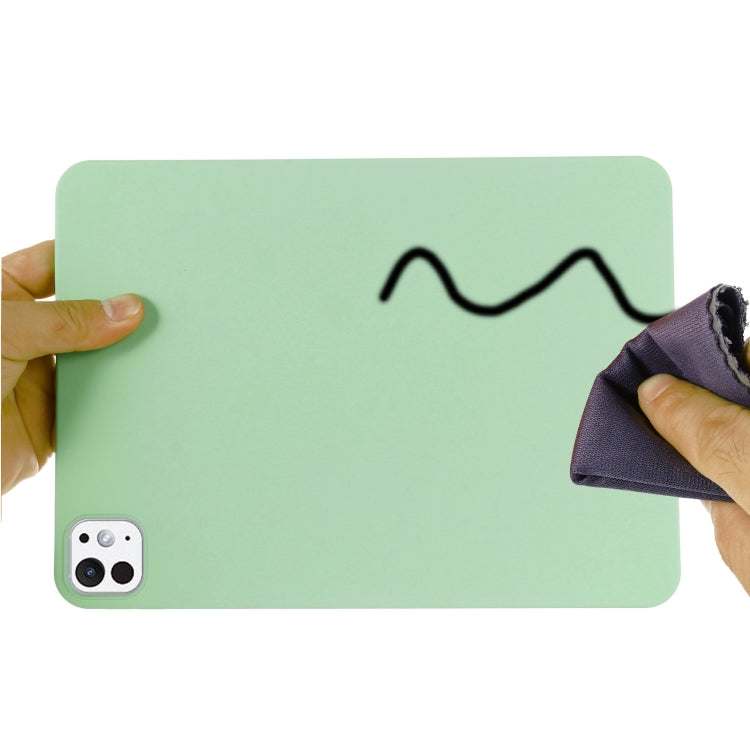 For iPad Pro 13 2025 / 2024 Pure Color Liquid Silicone Shockproof Tablet Case
