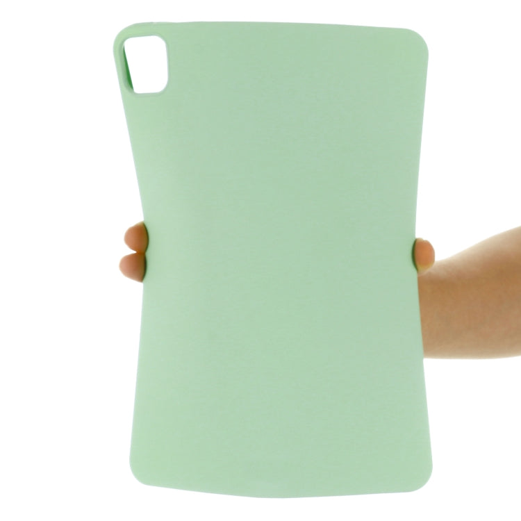 For iPad Pro 11 2025 / 2024 Pure Color Liquid Silicone Shockproof Tablet Case