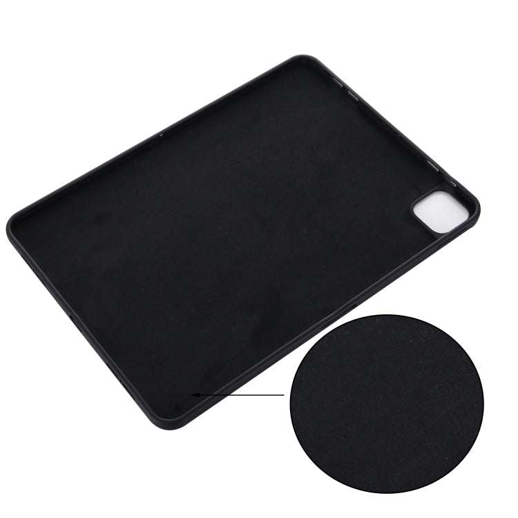 For iPad Pro 11 2025 / 2024 Pure Color Liquid Silicone Shockproof Tablet Case