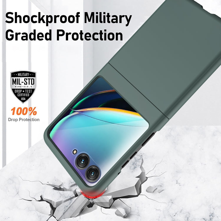 For Motorola Razr 50 Skin Feel Oil Spray Integrated PC Phone Case