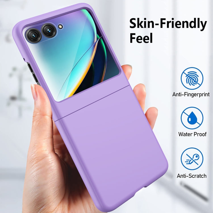 For Motorola Razr 50 Skin Feel Oil Spray Integrated PC Phone Case