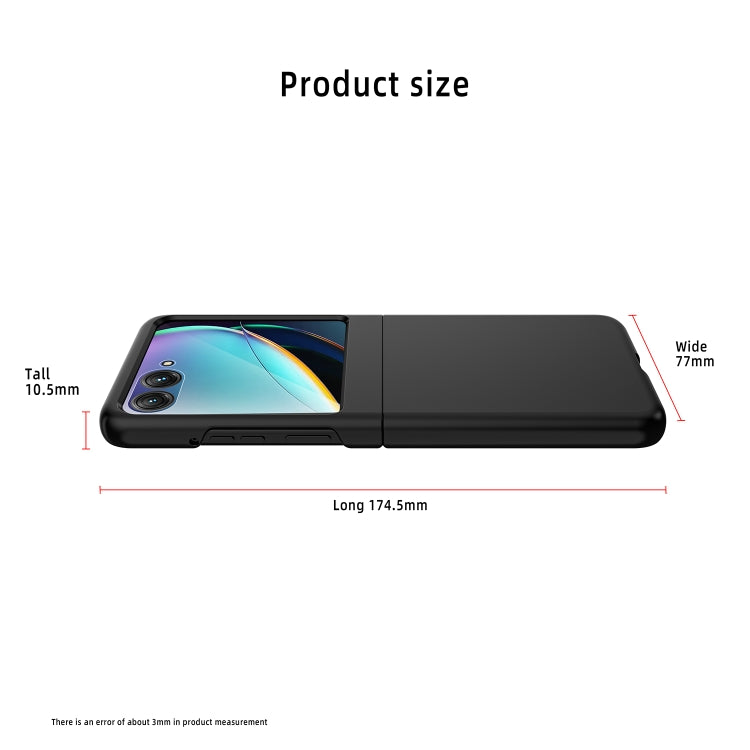 For Motorola Razr 50 Skin Feel Oil Spray Integrated PC Phone Case