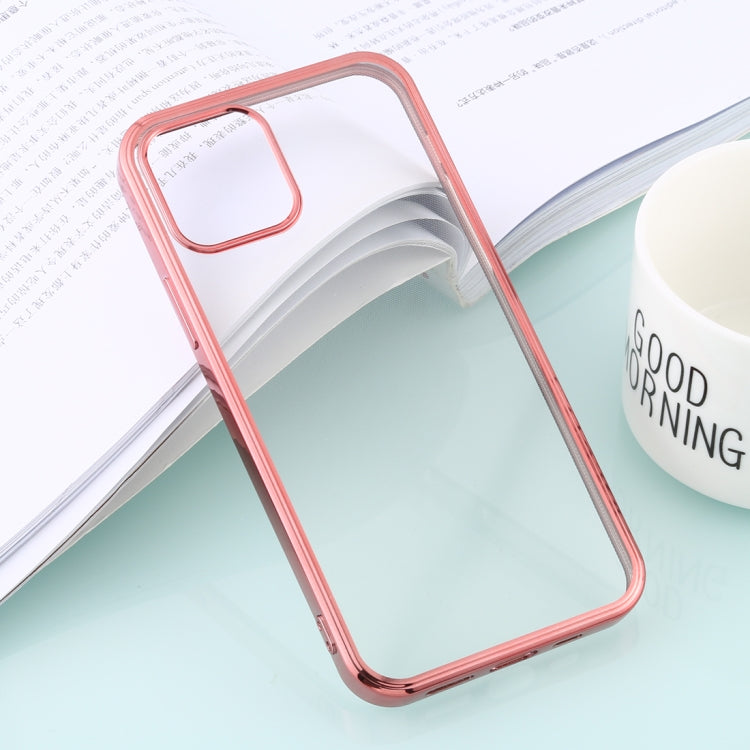 For iPhone 12 mini Ultra-thin Plating TPU Protective Soft Case