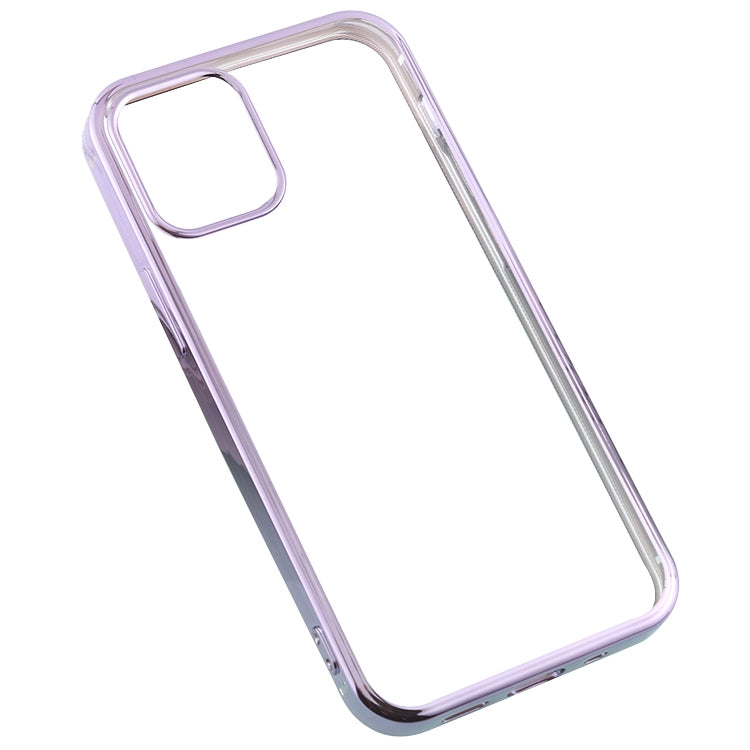 For iPhone 12 mini Ultra-thin Plating TPU Protective Soft Case