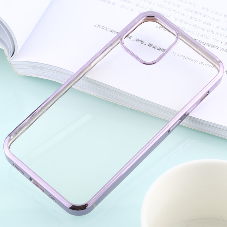 For iPhone 12 mini Ultra-thin Plating TPU Protective Soft Case