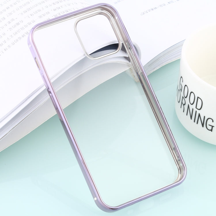 For iPhone 12 mini Ultra-thin Plating TPU Protective Soft Case