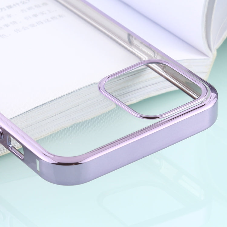 For iPhone 12 mini Ultra-thin Plating TPU Protective Soft Case