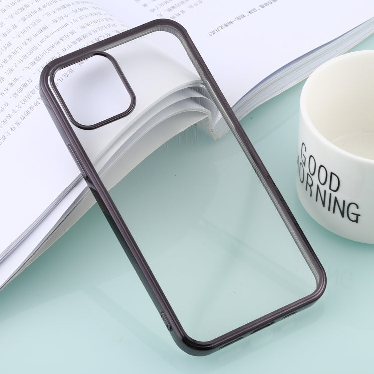 For iPhone 12 / 12 Pro Ultra-thin Plating TPU Protective Soft Case