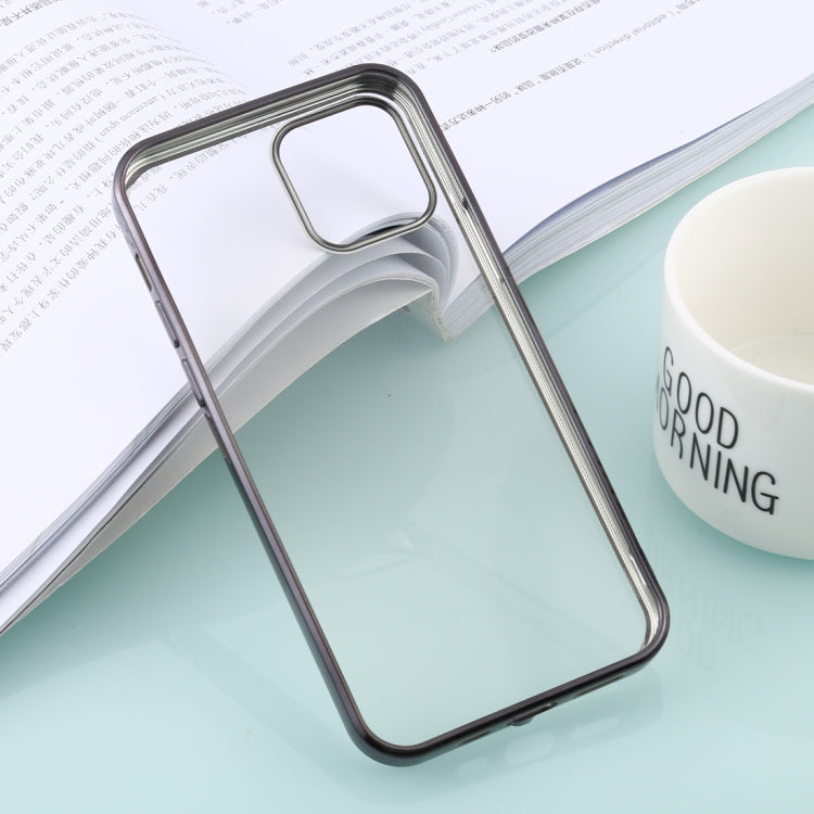 For iPhone 12 / 12 Pro Ultra-thin Plating TPU Protective Soft Case