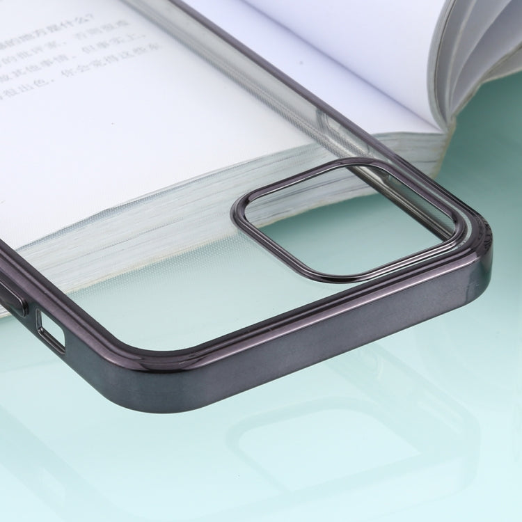 For iPhone 12 / 12 Pro Ultra-thin Plating TPU Protective Soft Case