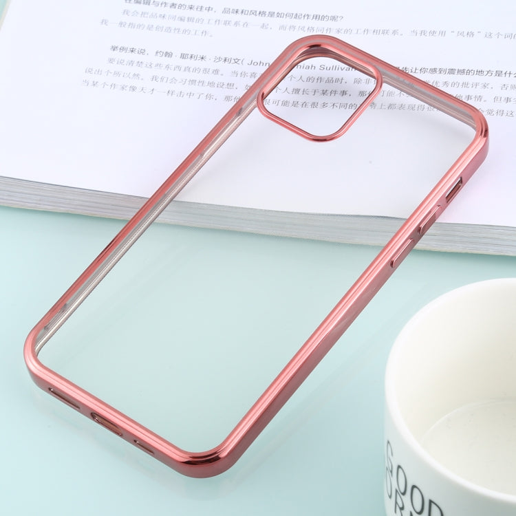 For iPhone 12 / 12 Pro Ultra-thin Plating TPU Protective Soft Case