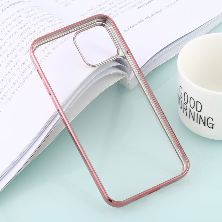 For iPhone 12 / 12 Pro Ultra-thin Plating TPU Protective Soft Case