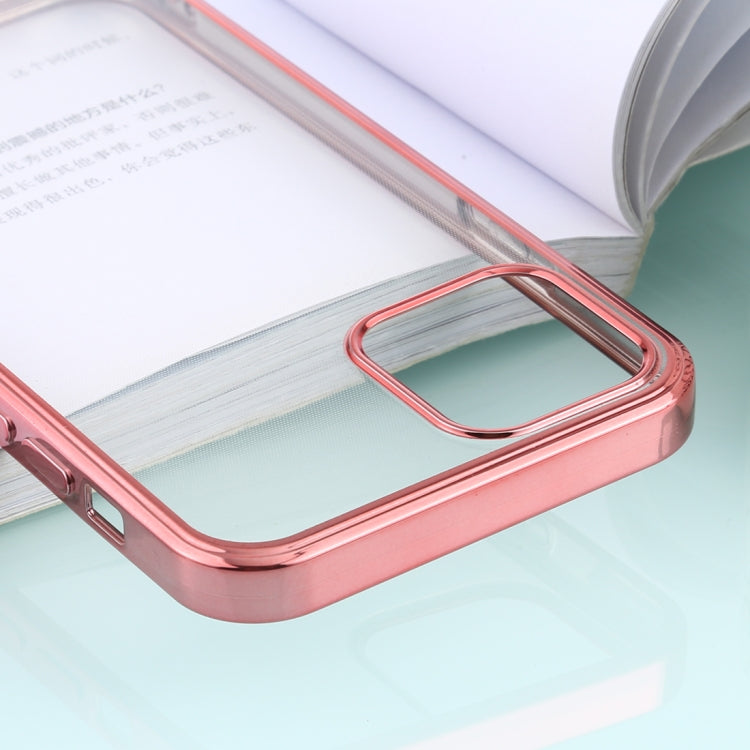 For iPhone 12 / 12 Pro Ultra-thin Plating TPU Protective Soft Case
