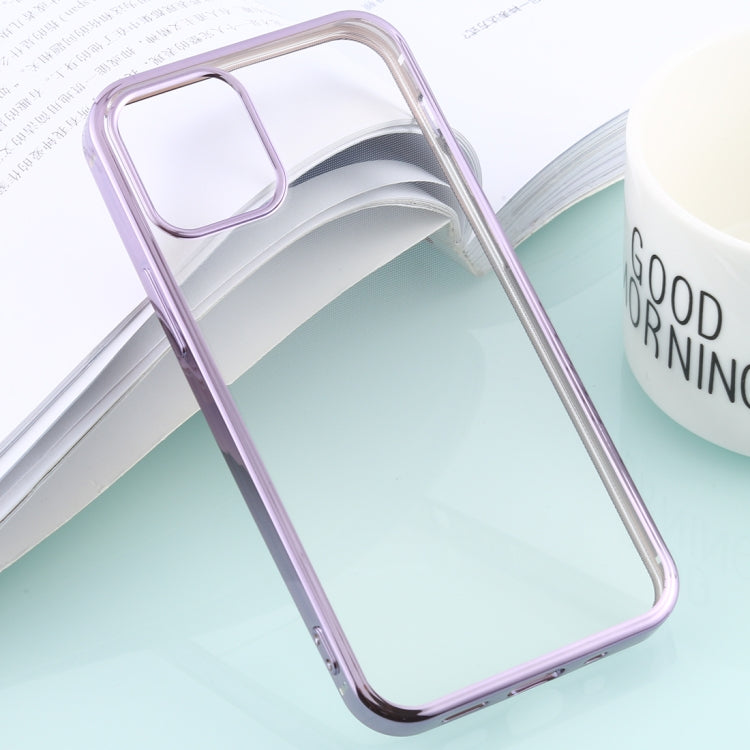 For iPhone 12 / 12 Pro Ultra-thin Plating TPU Protective Soft Case