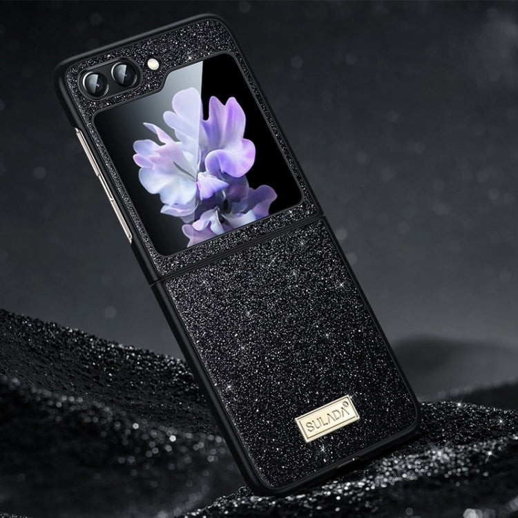 For Samsung Galaxy Z Flip6 / Flip7 FE SULADA Shockproof TPU + Handmade Leather Phone Case
