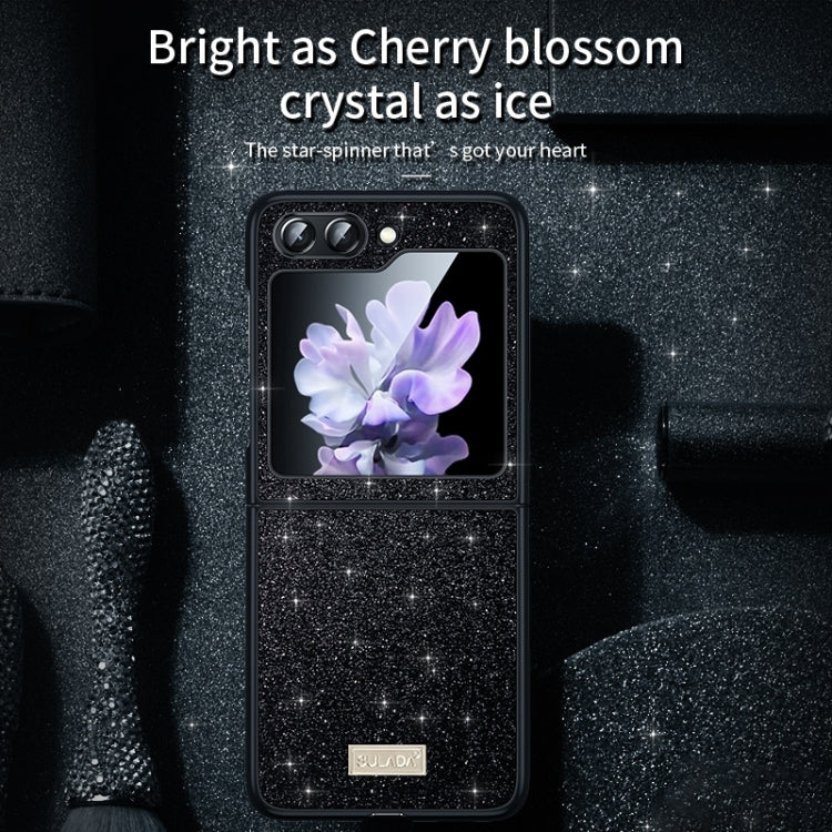 For Samsung Galaxy Z Flip6 / Flip7 FE SULADA Shockproof TPU + Handmade Leather Phone Case