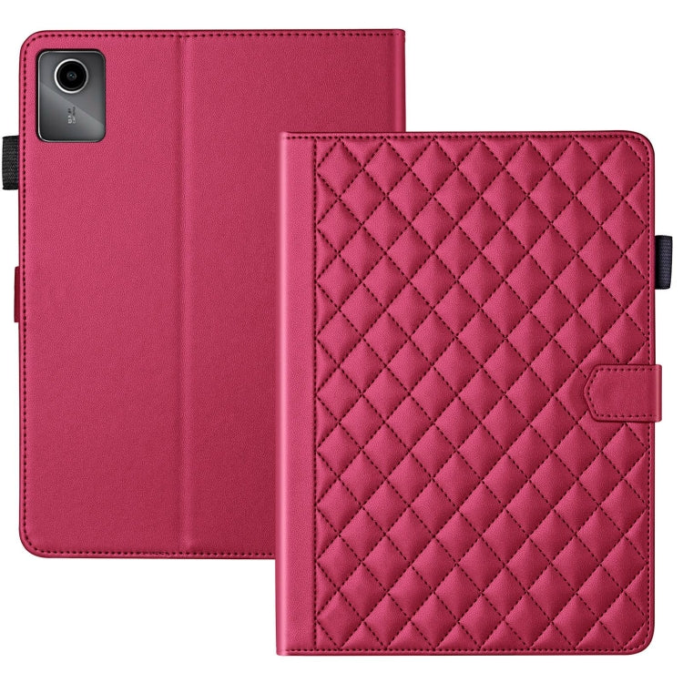 For Lenovo Tab M11 / Xiaoxin Pad 11 2024 Rhombus Lattice Leather Tablet Case
