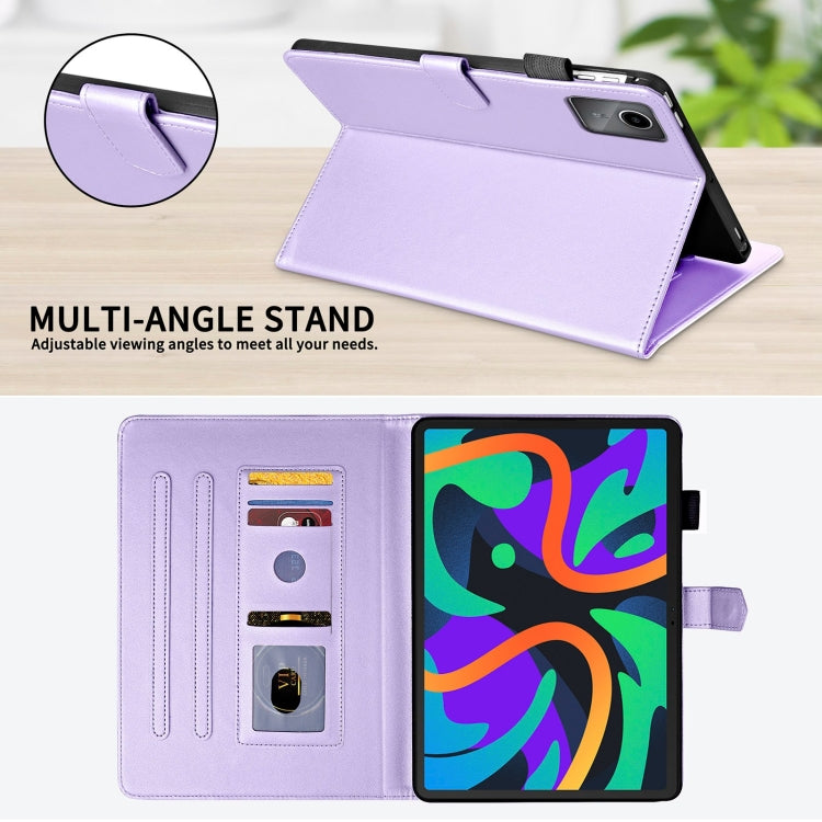 For Lenovo Tab M11 / Xiaoxin Pad 11 2024 Rhombus Lattice Leather Tablet Case