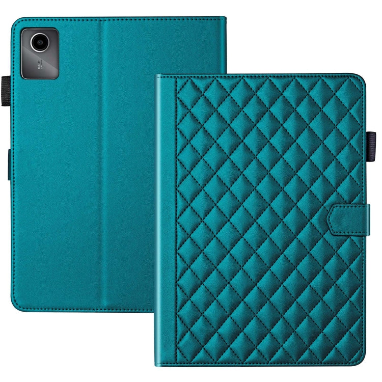 For Lenovo Tab M11 / Xiaoxin Pad 11 2024 Rhombus Lattice Leather Tablet Case