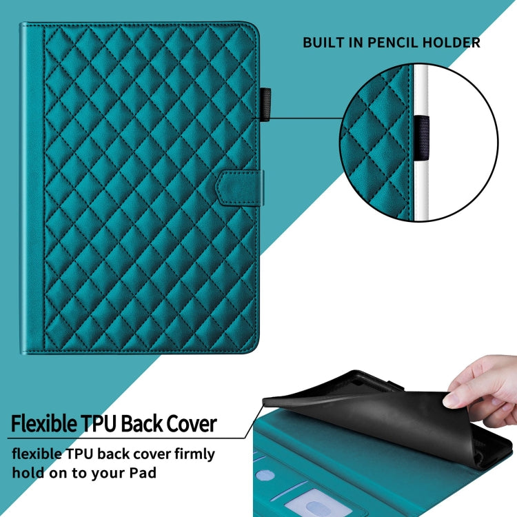 For Lenovo Xiaoxin Pad Pro 11.5 2023 Rhombus Lattice Leather Tablet Case