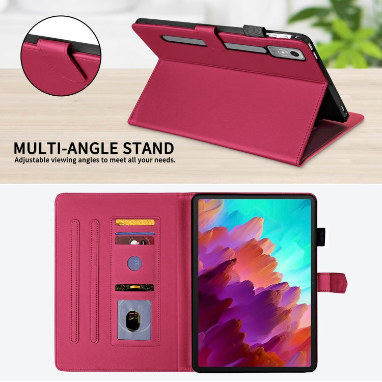 For Lenovo Tab P11 Gen 2 Rhombus Lattice Leather Tablet Case