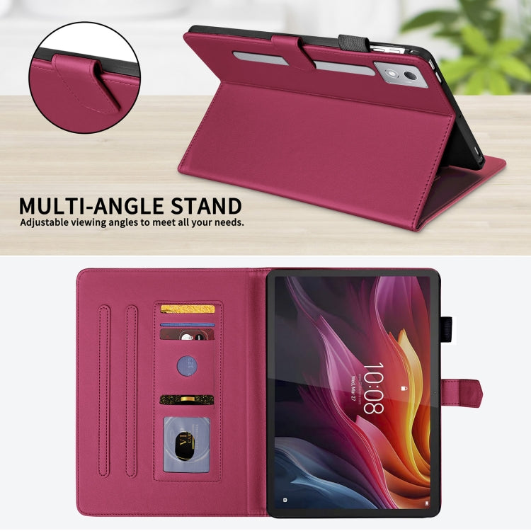 For Lenovo Xiaoxin Pad Pro 12.7 2025 Rhombus Lattice Leather Tablet Case
