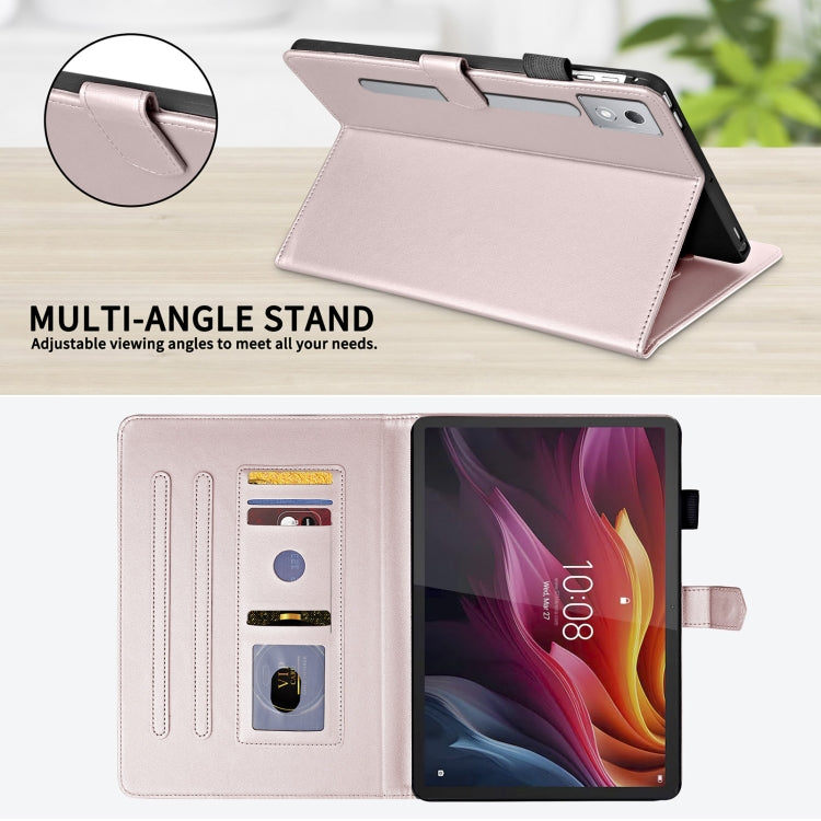 For Lenovo Xiaoxin Pad Pro 12.7 2025 Rhombus Lattice Leather Tablet Case