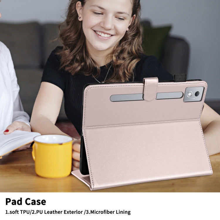 For Lenovo Xiaoxin Pad Pro 12.7 2025 Rhombus Lattice Leather Tablet Case