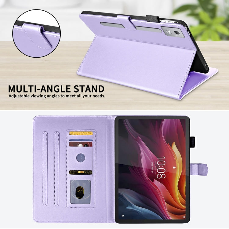 For Lenovo Xiaoxin Pad Pro 12.7 2025 Rhombus Lattice Leather Tablet Case