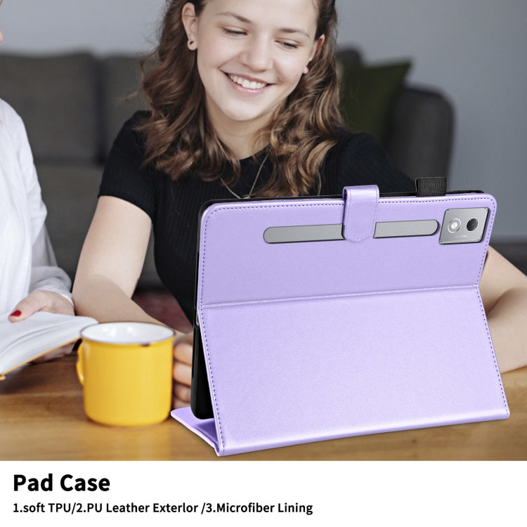 For Lenovo Xiaoxin Pad Pro 12.7 2025 Rhombus Lattice Leather Tablet Case