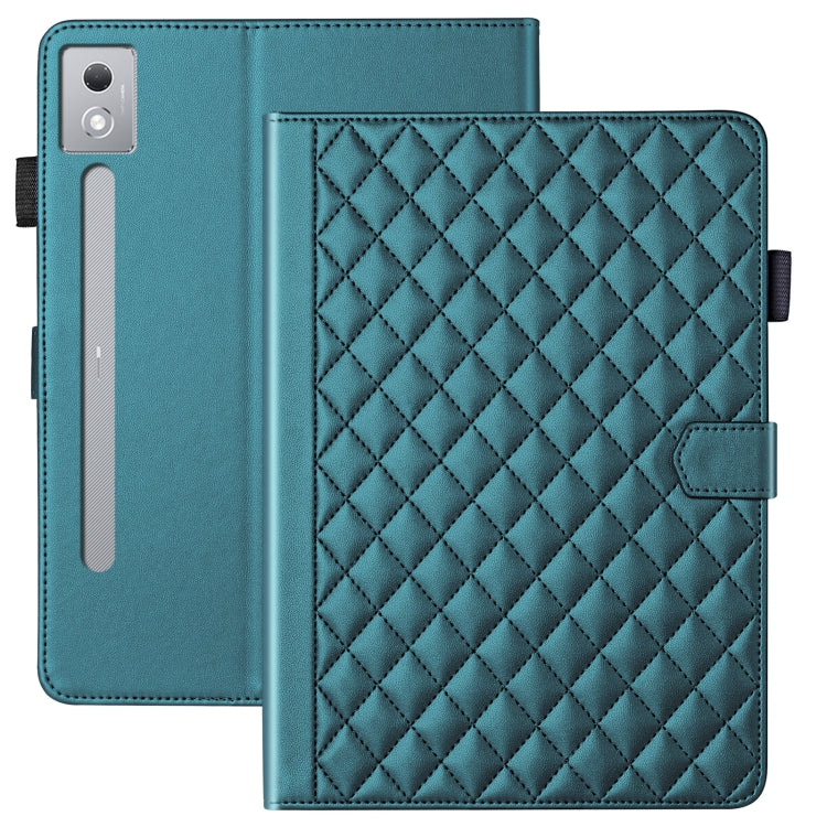 For Lenovo Xiaoxin Pad Pro 12.7 2025 Rhombus Lattice Leather Tablet Case