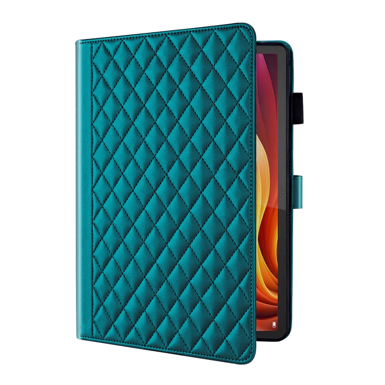 For Lenovo Xiaoxin Pad Pro 12.7 2025 Rhombus Lattice Leather Tablet Case