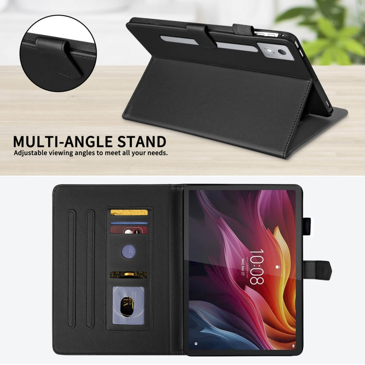 For Lenovo Xiaoxin Pad Pro 12.7 2025 Rhombus Lattice Leather Tablet Case