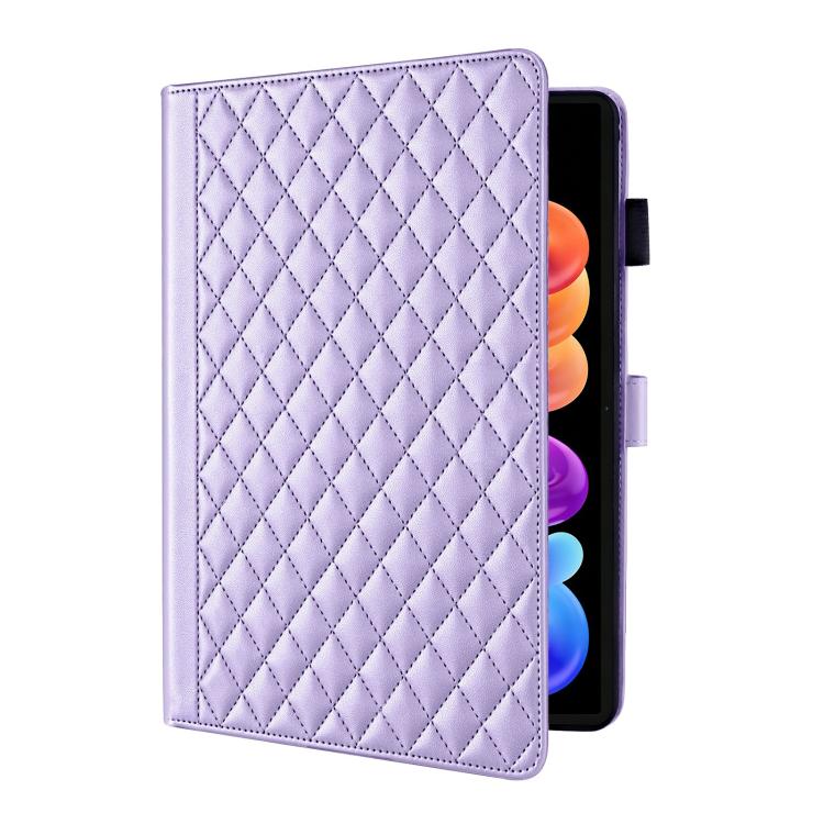 For Lenovo ldea Tab Pro Gen 2 13 Rhombus Lattice Leather Tablet Case