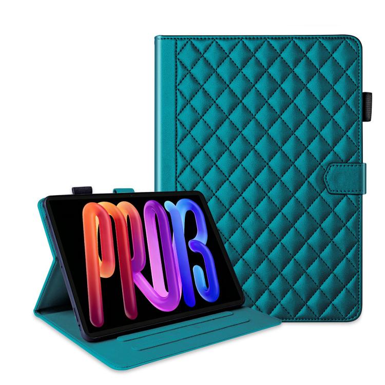 For Lenovo ldea Tab Pro Gen 2 13 Rhombus Lattice Leather Tablet Case