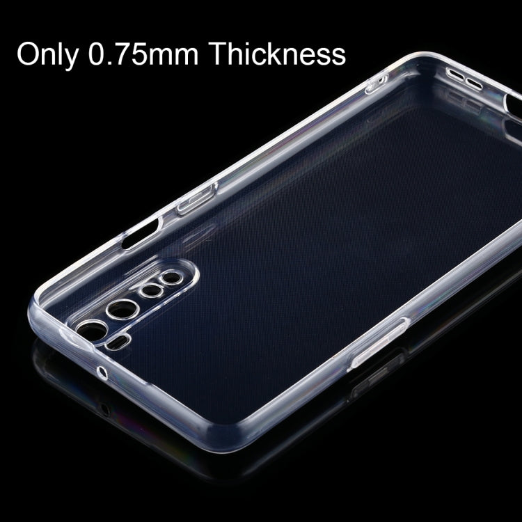 For OnePlus Nord 0.75mm Ultra-thin Transparent TPU Soft Protective Case