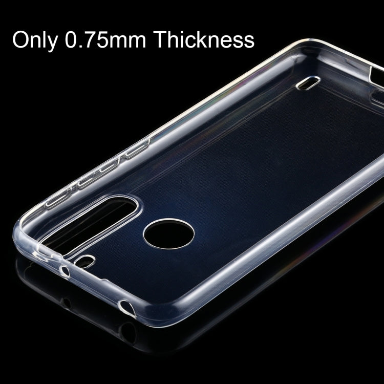 For Motorola Moto One Fusion 0.75mm Ultra-thin Transparent TPU Soft Protective Case
